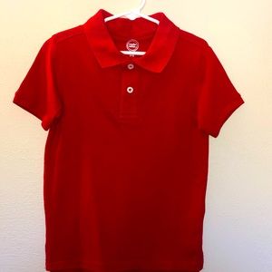 Boy’s Red Uniform Polo
